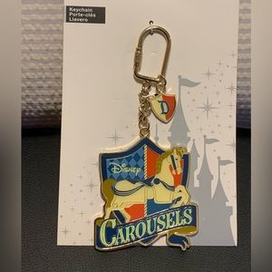 Disney Parks Keychain | Carousel keychain or bag charm